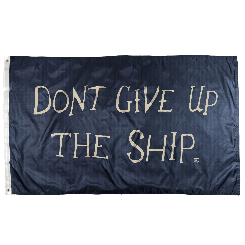 Don't Give Up the Ship Outdoor Flag