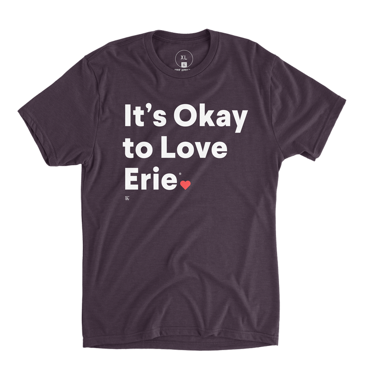 It's Okay To Love Erie® Tee - Purple