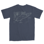 Vintage Lake Erie Map Tee