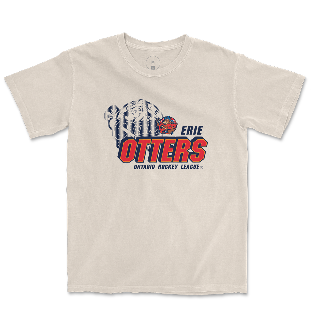 Erie Otters Throwback Tee - Bone