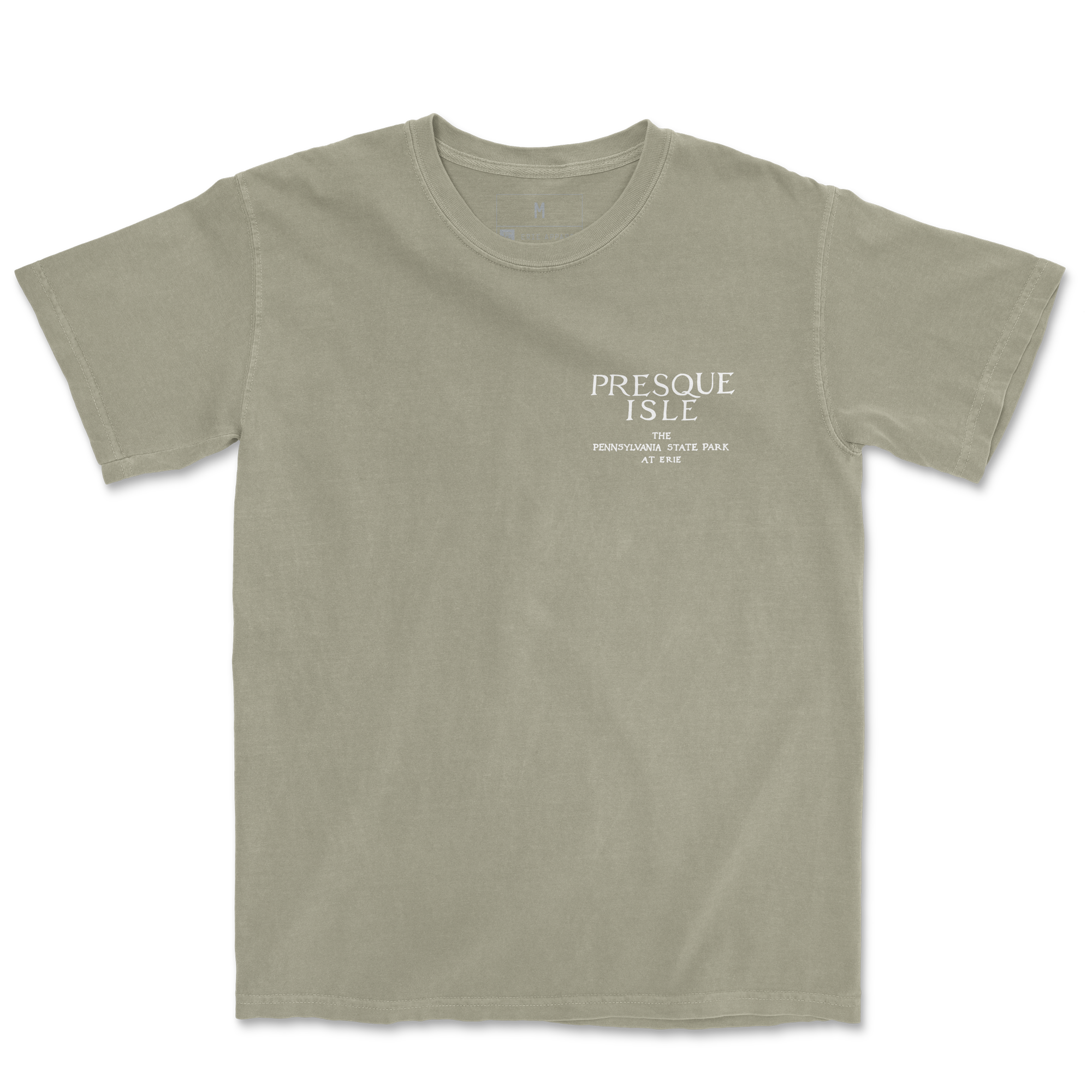 Vintage Presque Isle Map Tee