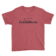 Santa Skyline Youth Tee