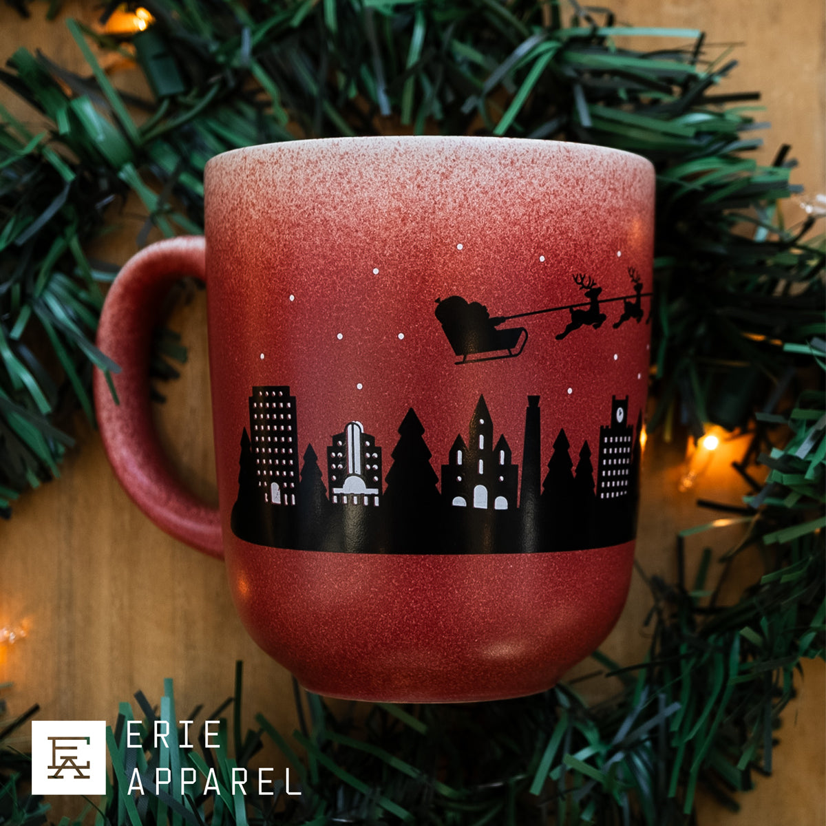 Santa Skyline Mug