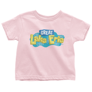 Spongey Lake Erie Toddler Tee - Pink