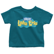 Spongey Lake Erie Toddler Tee - Teal