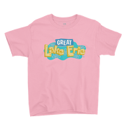 Spongey Lake Erie Youth Tee - Pink