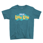 Spongey Lake Erie Youth Tee - Teal