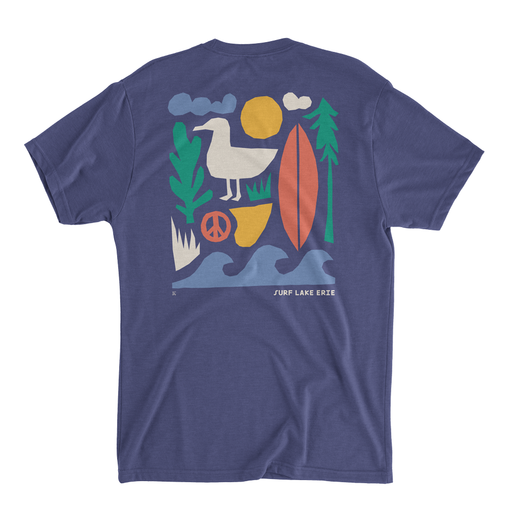 Surf Lake Erie Tee