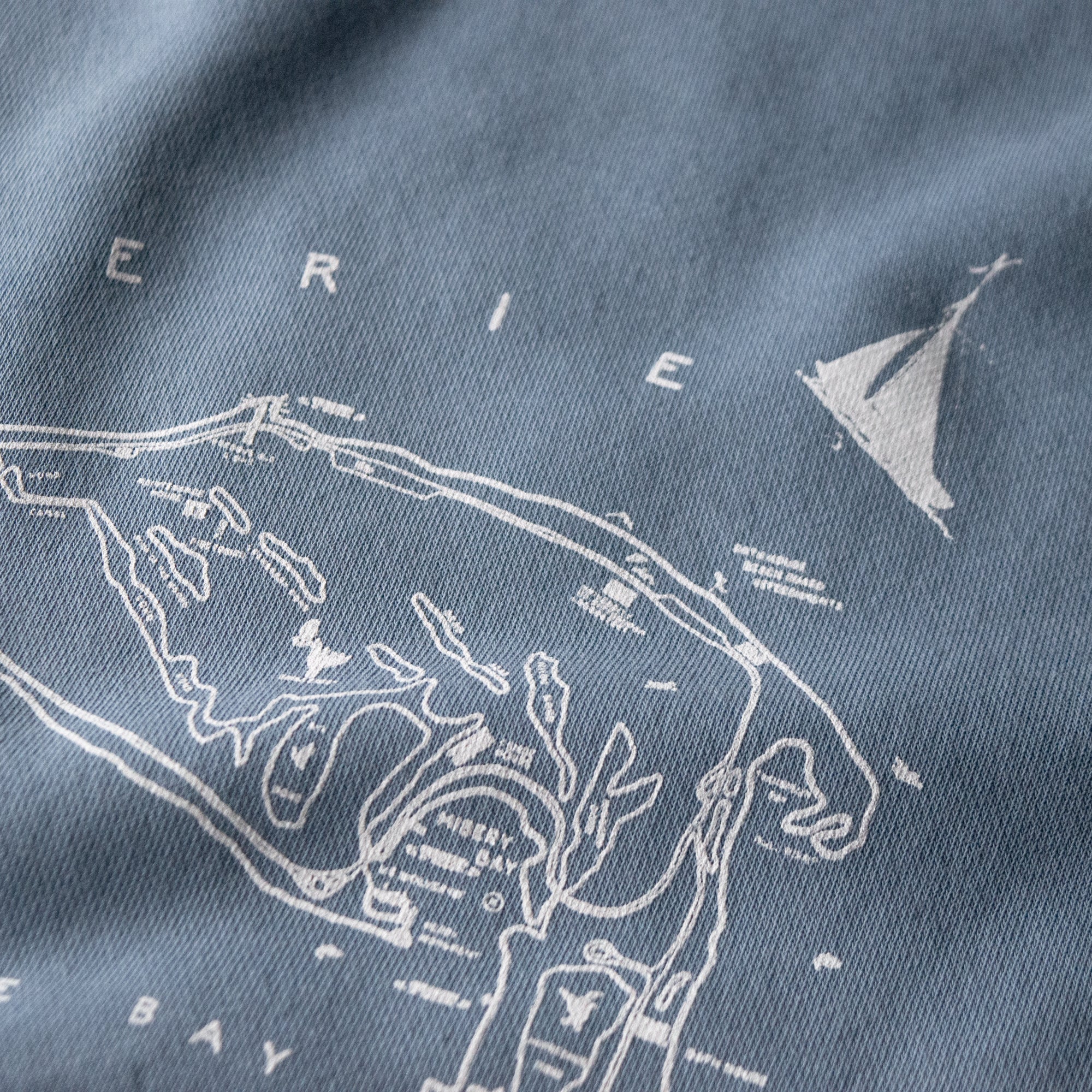 Vintage Presque Isle Map Crewneck