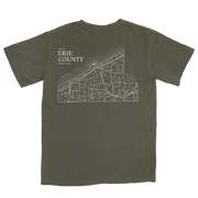 Vintage Erie County Map Tee
