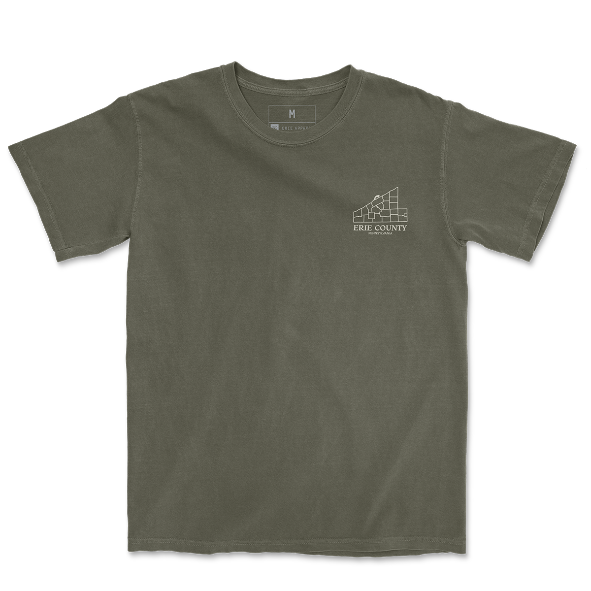 Vintage Erie County Map Tee