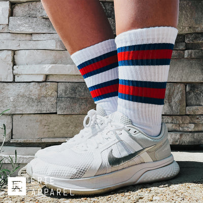 Buffalo Team Stripe Socks