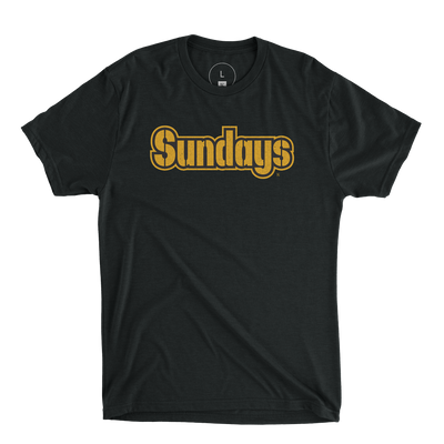 Pittsburgh Sundays Tee - Black