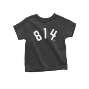 814 Toddler Tee - Charcoal Black