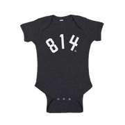 814 Onesie - Charcoal Black