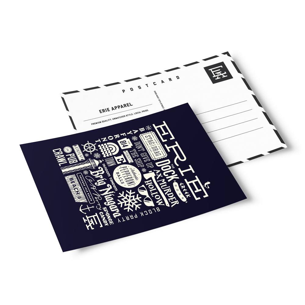 Erie Collage Postcard