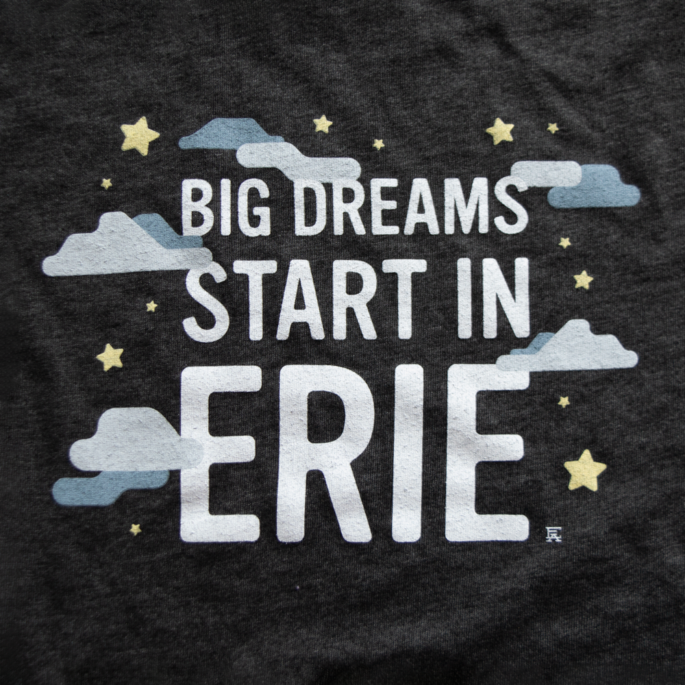 Big Dreams Start in Erie Youth Tee