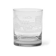Erie Skyline Rocks Glass