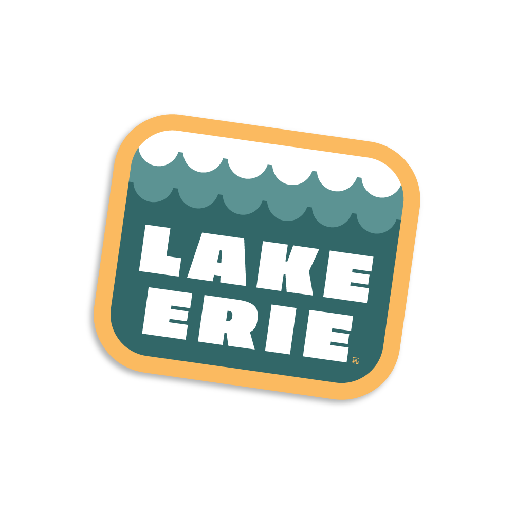 Lake Erie Wavy Sticker