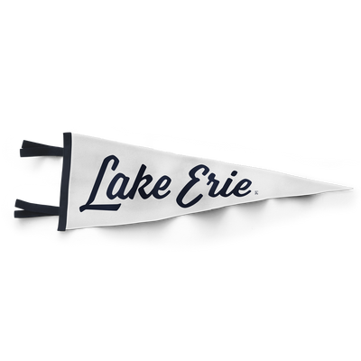 Lake Erie Script Pennant