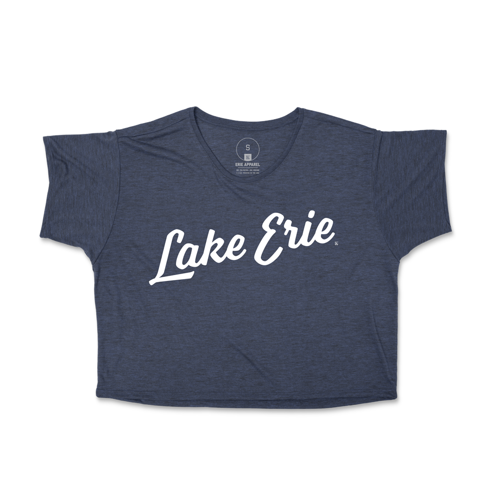 Lake Erie Script Crop Top