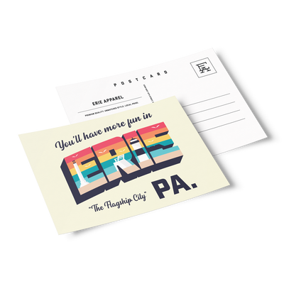 You'll Have More Fun in Erie Postcard