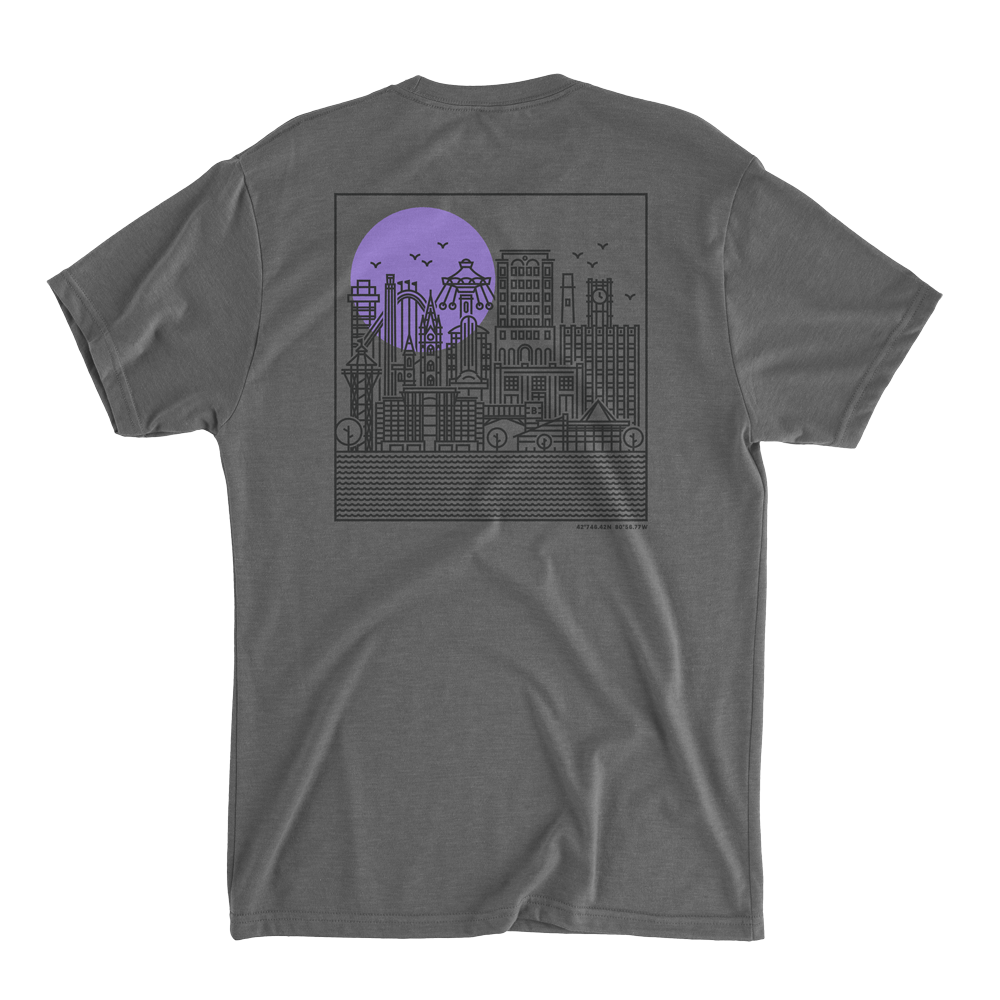 Erie Skyline Tee - Graphite