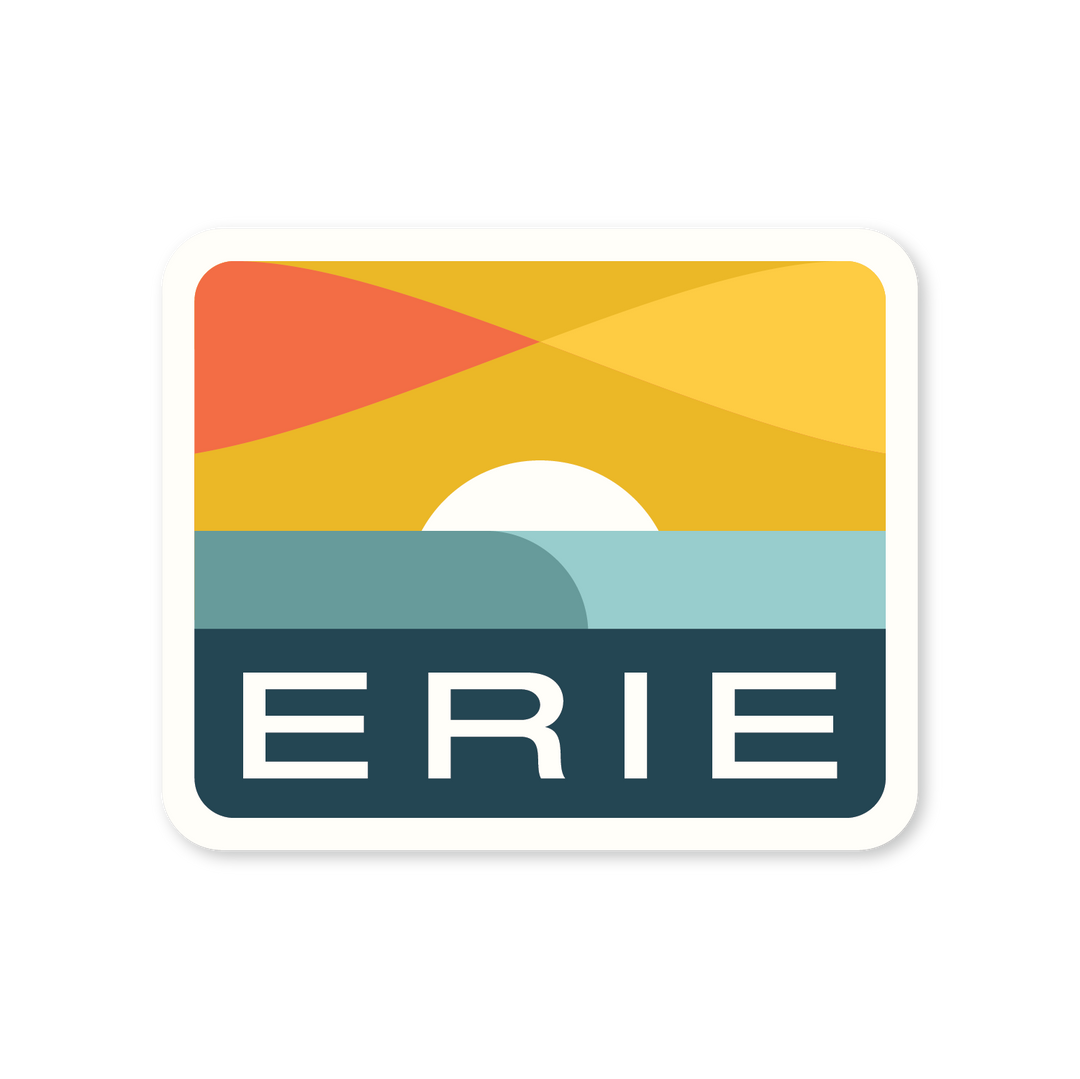 Erie Colors Sticker