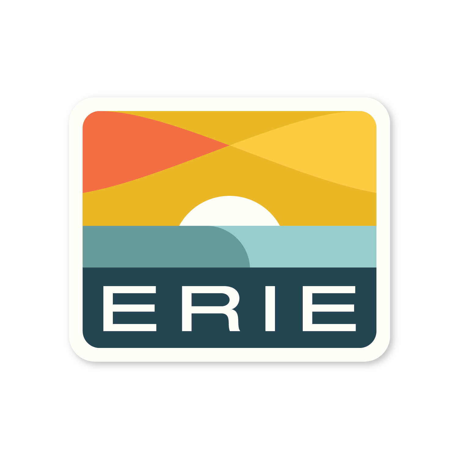 Erie Colors Sticker