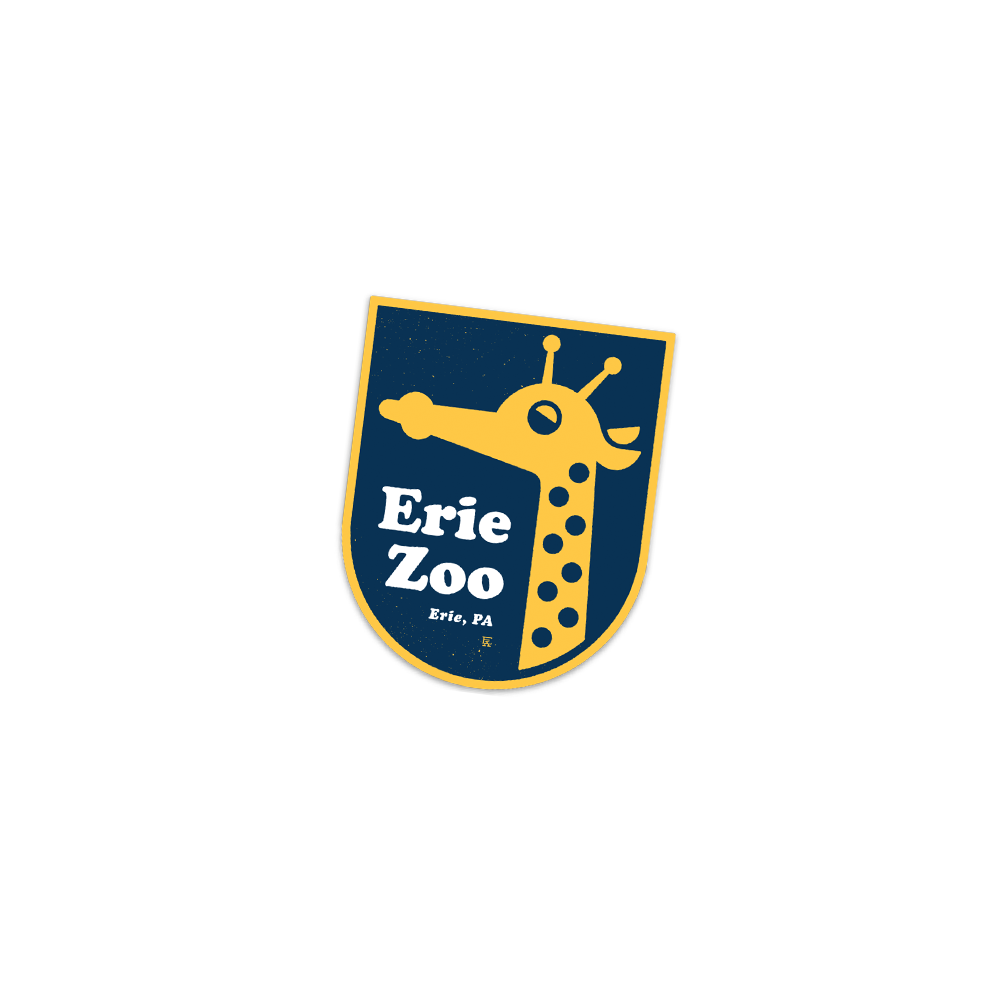 Erie Zoo Giraffe Sticker