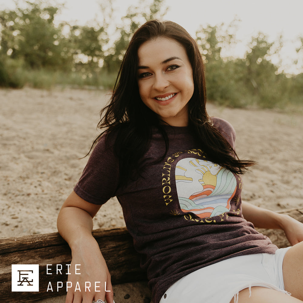 World's 3rd Best Sunsets Psychedelic Tee