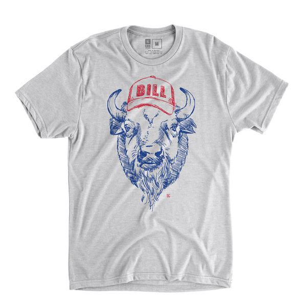 Buffalo Bills Vintage Bleached T Shirt Large