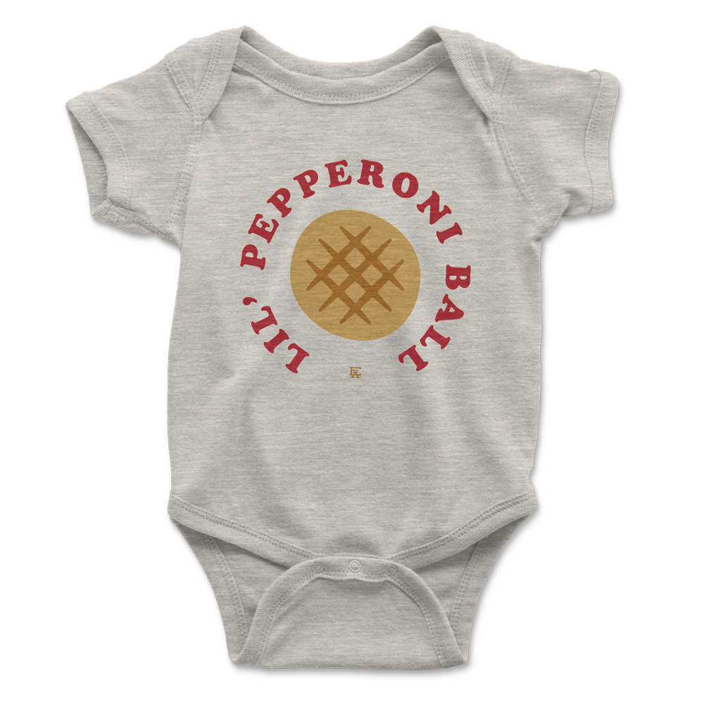 Lil' Pepperoni Ball Onesie
